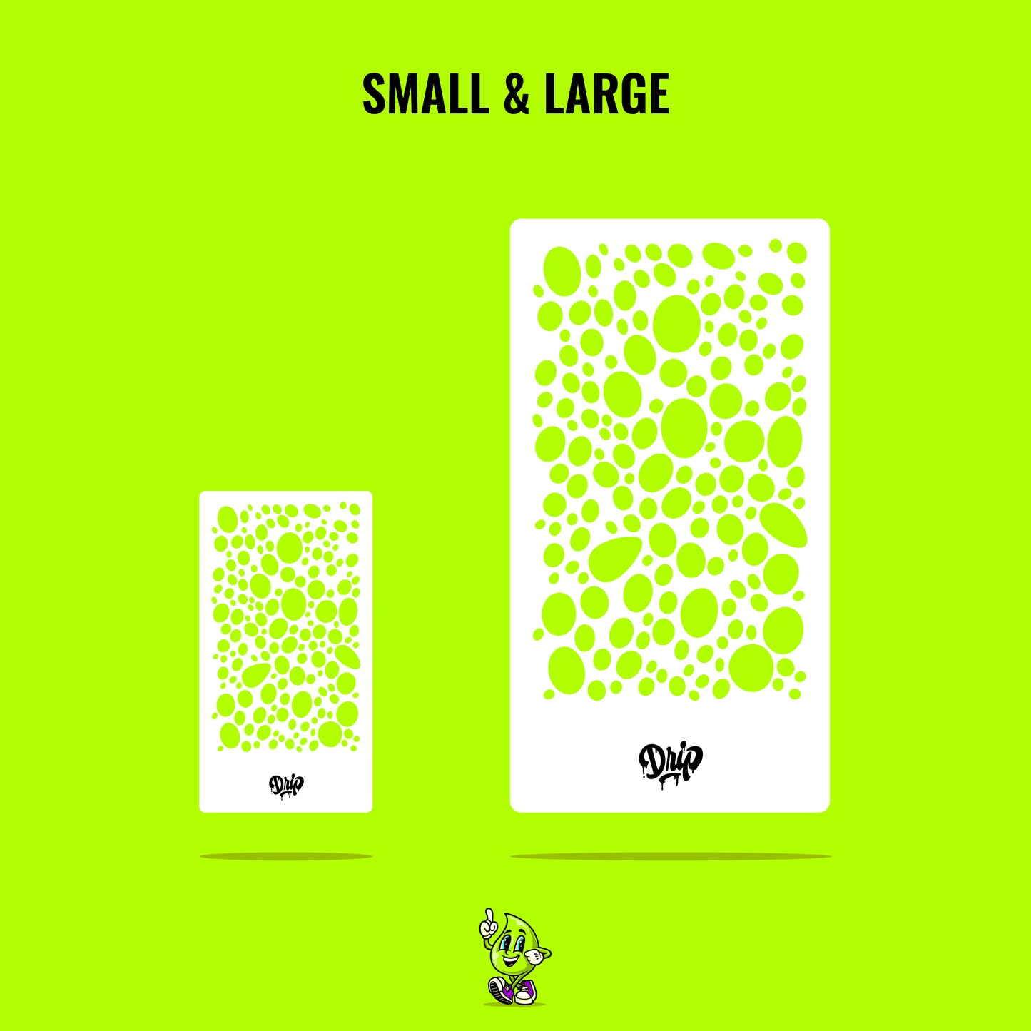 Mylar Stencil Bubbles