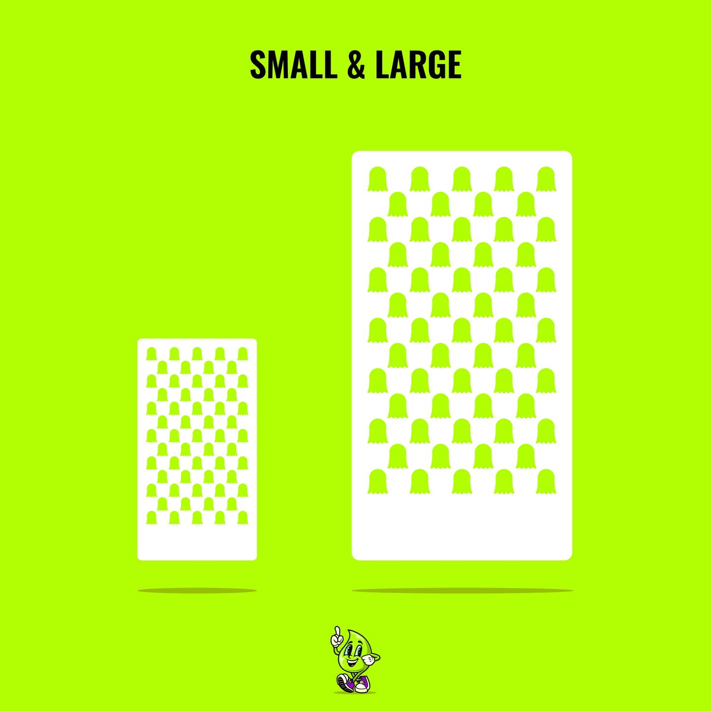 Mylar Stencil Ghosts II