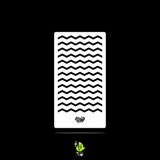 Mylar Stencil Zig Zag