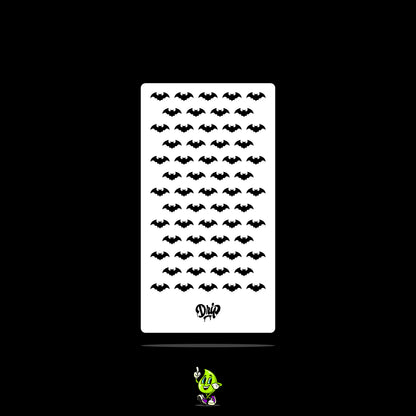Mylar Stencil Bats