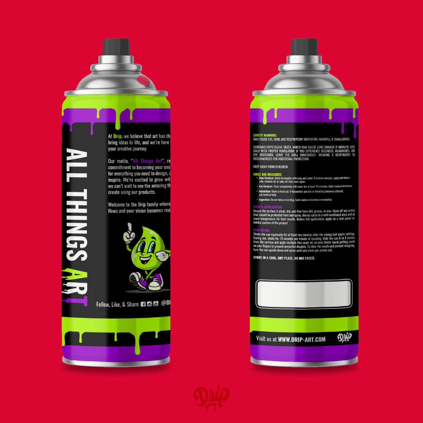 Crimson Spray Can (12oz)