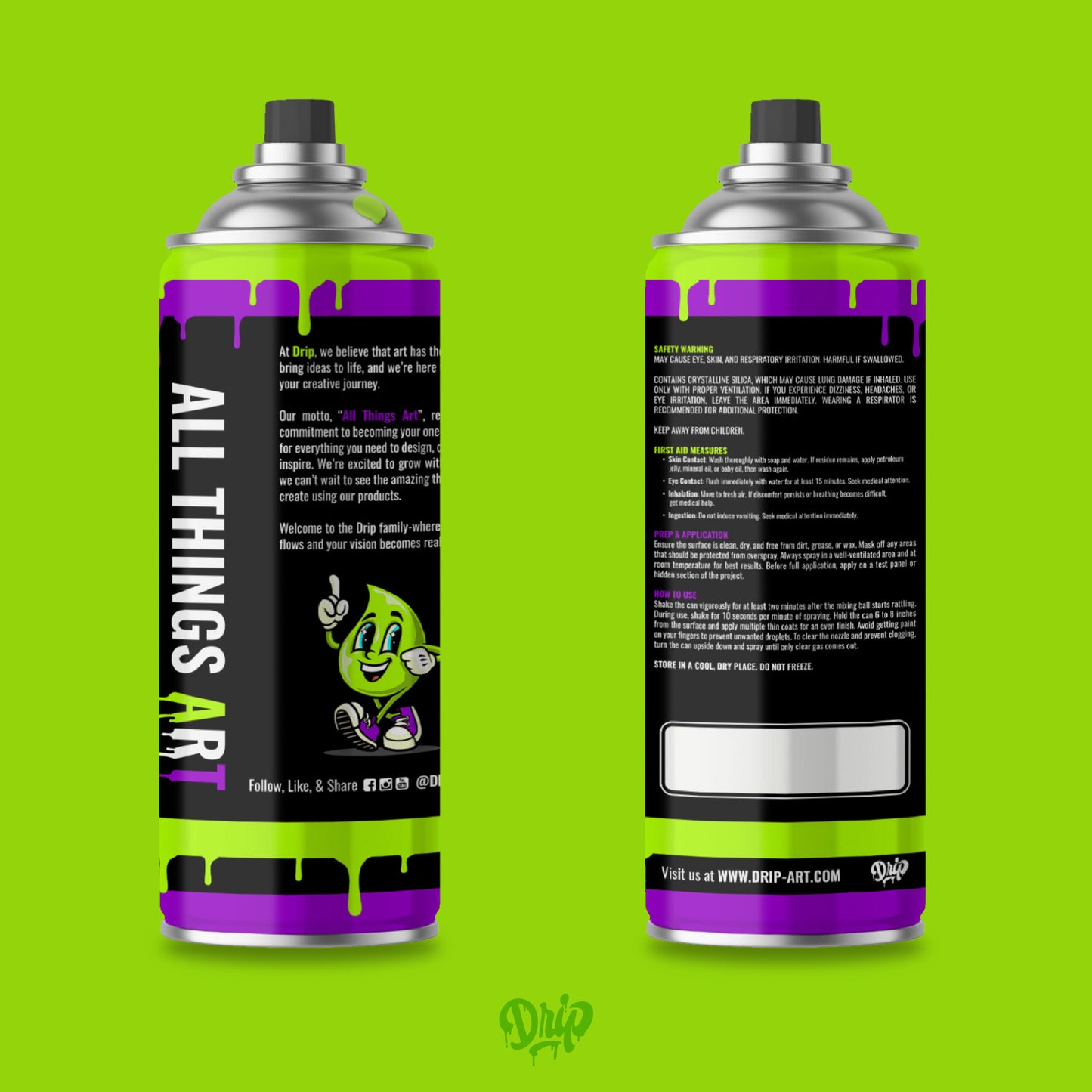 Green Apple Spray Can (12oz)